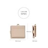 LASIEM Leather Wallet, Genuine Leather, Mini Wallet, Trifold Wallet, Anti-Skimming,