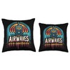 Scan The Airwaves Graphic Throw Pillow, 16x16, Multicolor