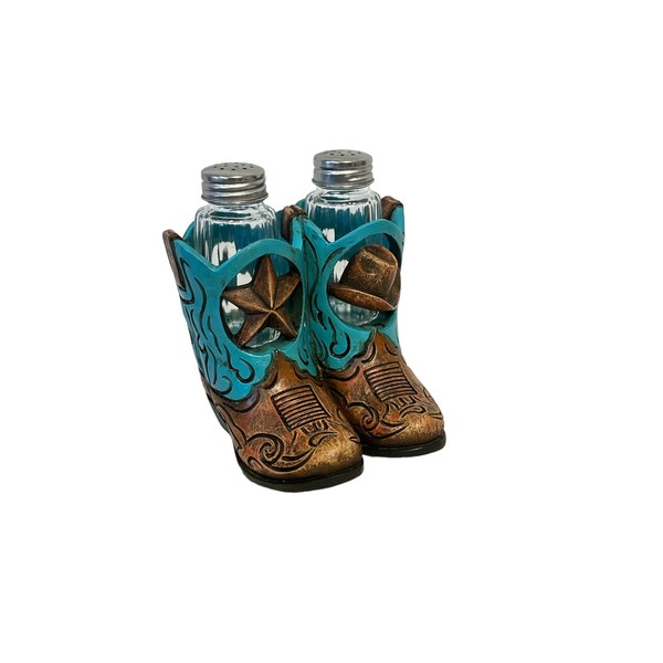 De Leon Collections Salt and Pepper Shaker Set With Decorative