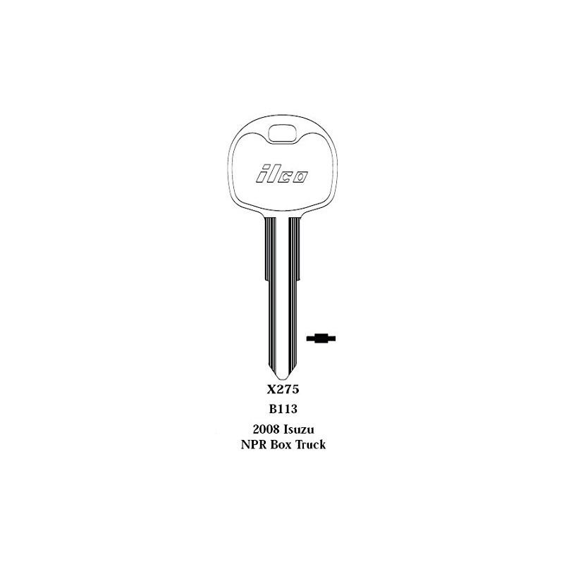 Ilco X275 B113 Isuzu NPR Truck Key Blank Pack of