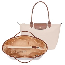 KALIDI - Bolsa organizadora para Longchamp Le Pliage M Xtra, ultraligera, impermeable, mejorada, divisora interior, bolsa de mano, bolso de mano, colo