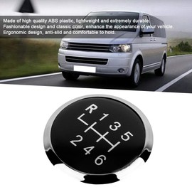 Car Gear Knob Cap Cover, 6 Speed Gear Shift Knob Stick Cover Emblem Badge Cap Trim for T5 T5.1 Gp 2003-2011