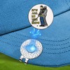 Golf Ball Markers with Magnetic Hat Clip, 4pcs Funny Golf
