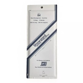 Showgard Stamp Mounts - Size No. 84 (4084) - Pack Of 10 - Black - 240mm Long