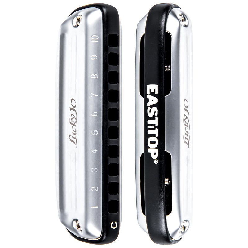 East top Harmonica, Advanced 10 Holes Blues Harp Mouth Organ