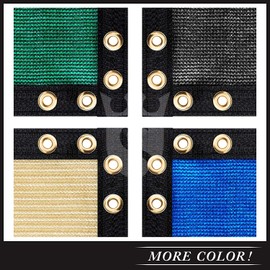 Royal Shade 4' x 50' Brown Fence Privacy Screen Cover Windscreen, with Heavy Duty Brass Grommets, Custom Make Size