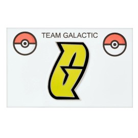 Pokémon "Team Galactic" Generation 4 Villain Team Metal Collectible Pin / Badge