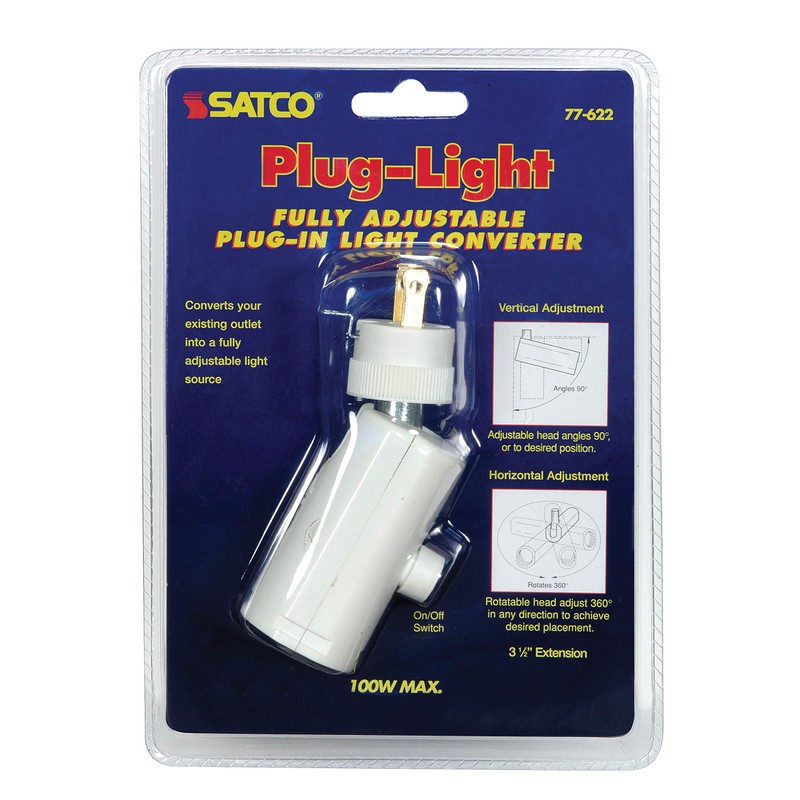 Satco Plug A Light Adapter 250 W 125V