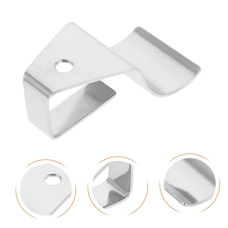Ciieeo 10pcs s Hooks for Outdoor Vinyl Siding Stainless Steel