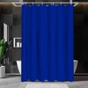 NTETSN Royal Blue Fabric Luxury Shower Curtain, Classic Solid Color