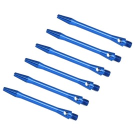 PATIKIL Dart Shafts 48mm/1.9 Inch, 6 Pack 2BA Thread Aluminum Dart Stems Dart Accessories for Steel Tip, Blue