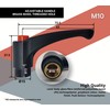 DOJA INDUSTRIAL | Adjustable Tilt Clamping Lever | M10 Female