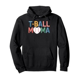 T-BALL Mama Colorful Heart Design for Moms Pullover Hoodie