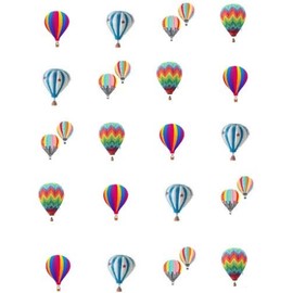 40 Hot Air Balloons Nail Decals/Nail Art