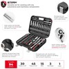 INTERTOOL 94pc 1/4" and 1/2" Ratchet Socket Wrench and Bit