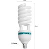 Andoer Spiral Fluorescent Light Bulb 135W 5500K CRI90 Daylight Bulb