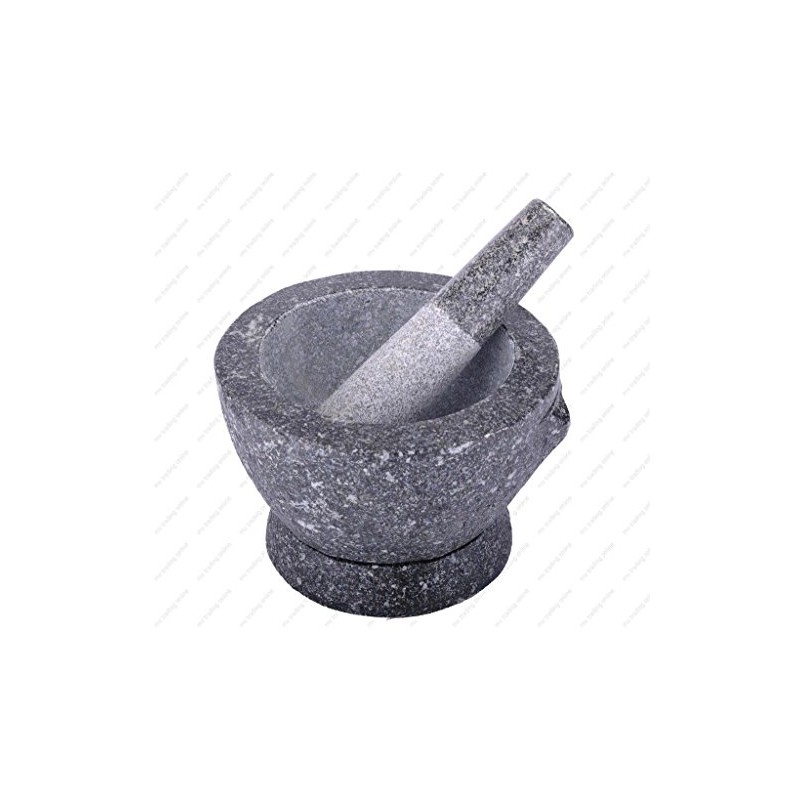 M.V. Trading Kruk Thai Stone Mortar and Pestle, 2+ Cup