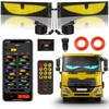 Large Size Devil Eyes Light for Windshield, Flexible LED Digital
