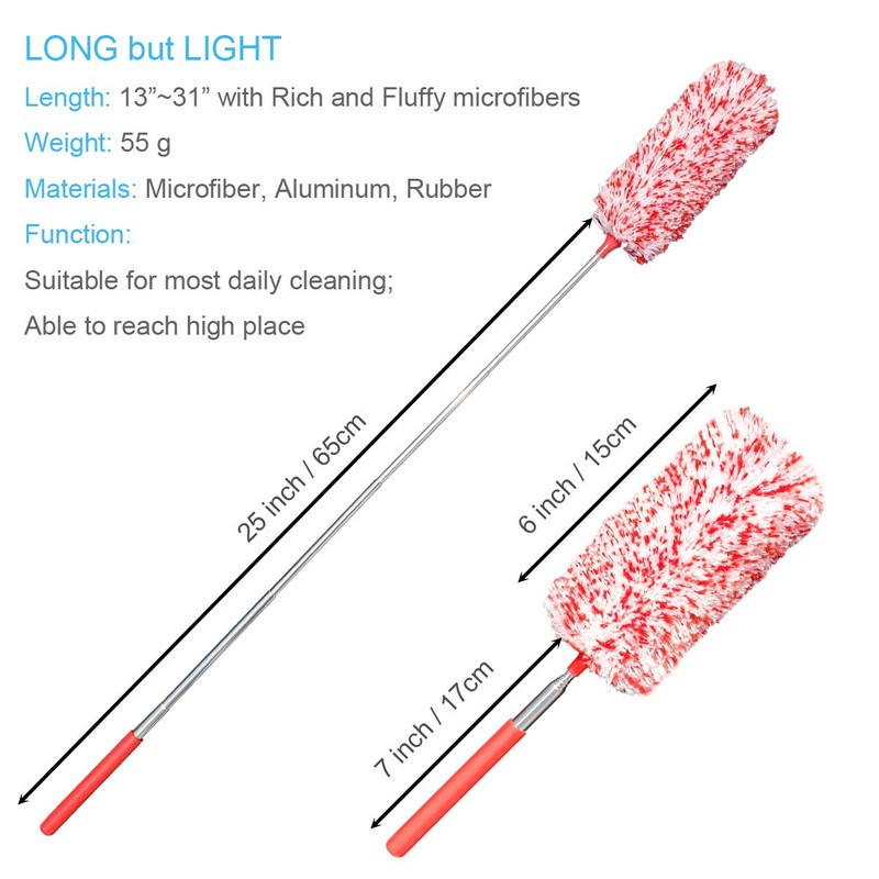 Tonmp 4 Pcs, [Microfiber] Hand [Duster] [Washable] Microfibre Cleaning Tool