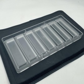 Goldbaking 7-Cavities Chocolate Covered Gralona Bar Mold Tectangle Energy Bar Mould Polycarbonate Deep Filling Chocolates Making Tool Candy DIY Maker