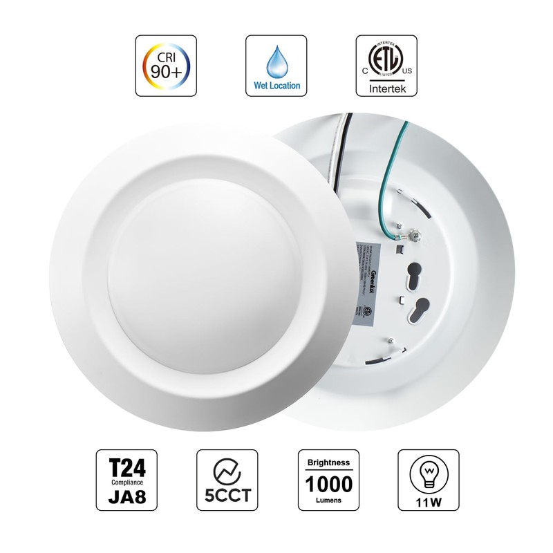 GREENLUX Flush Mount Low Profile Disk Light Fits for 3"