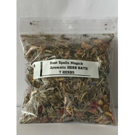 7 HERB Aromatic Bath/ Gambling, Good Luck, Wealth/ Hand Blended