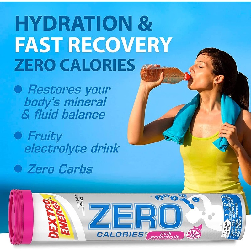 Dextro Energy Zero Calories Pink Grapefruit