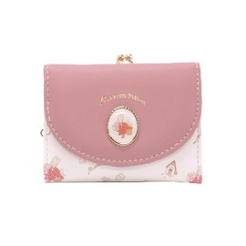 Aldi MA1-2MC Trifold Wallet for Girls Pink, Pink, One size