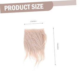 SUPVOX 1set Pre-Cut Gnome Beards Braids Artificial Craft Supplies for Gnome Making Faux Fur Beard Kit for Creative Projects