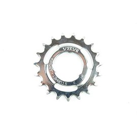 Bicycle Sturmey Archer Sprocket Hub Gear Cranked 19 Teeth 1/2 x 1/8 Inch Silver