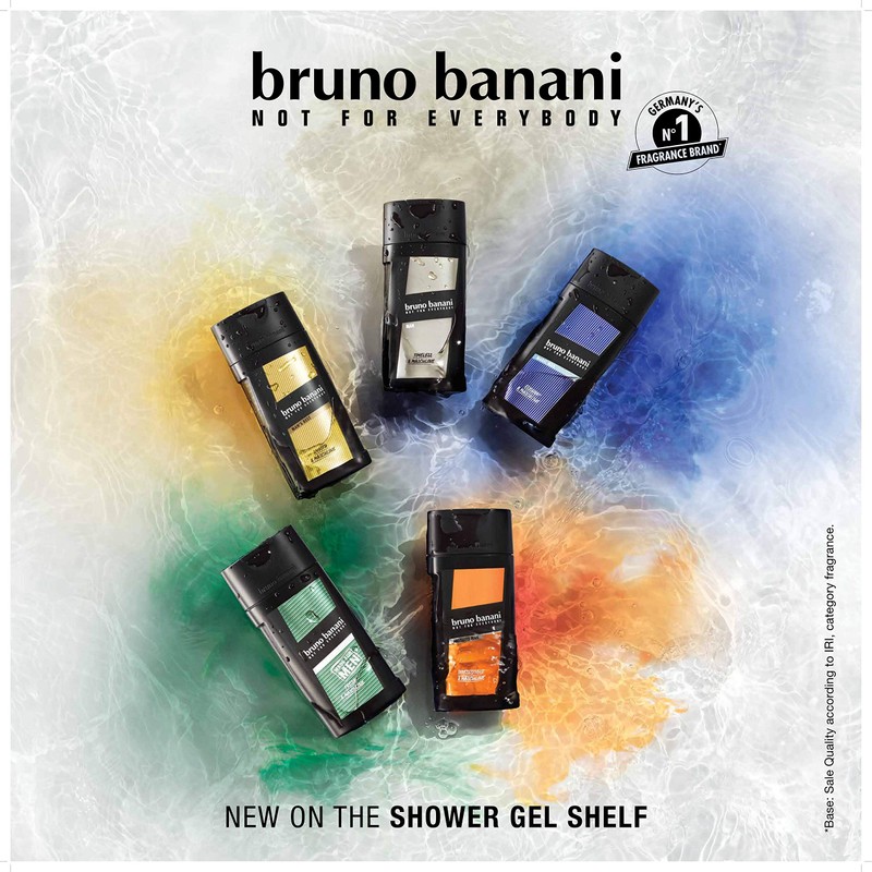 bruno banani MAN'S BEST Shower Gel, 1-pack (1 x 250