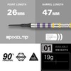 Target Darts Luke Littler Loadout 90% Tungsten Soft Tip Darts