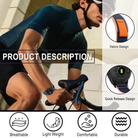 SumRioo QuickFit 22mm Strap for Garmin Fenix 8/8 Solar 47mm/7 Pro/7/6 Pro/6/5/5 Plus/E, Nylon Trail Loop Watch Strap for Garmin Tactic 8 47mm/Descent G2/Epix 2/Forerunner 965, Navy