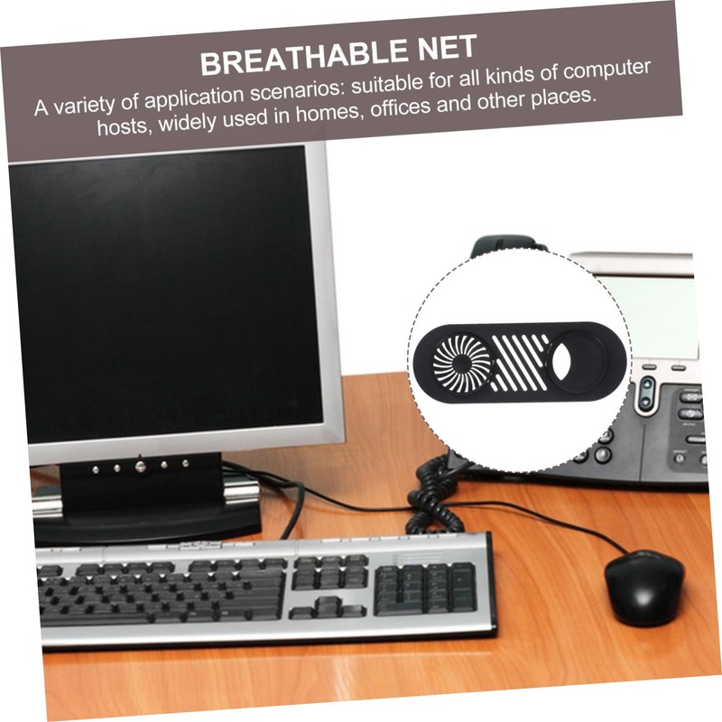 Operitacx 3pcs Computer Host Air Vent Grille Cover Efficient Heat