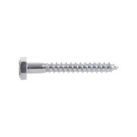 Hillman 1/4 in. x 2 in. L Hex Zinc-Plated Steel Lag Screw 100 pk