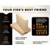 GIRtech USL Insulating Fire Bricks 2500F Pack of 6 Firebricks