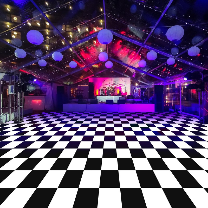 Remagr Racetrack Floor Running Black Racer Party Decoration Mat Road