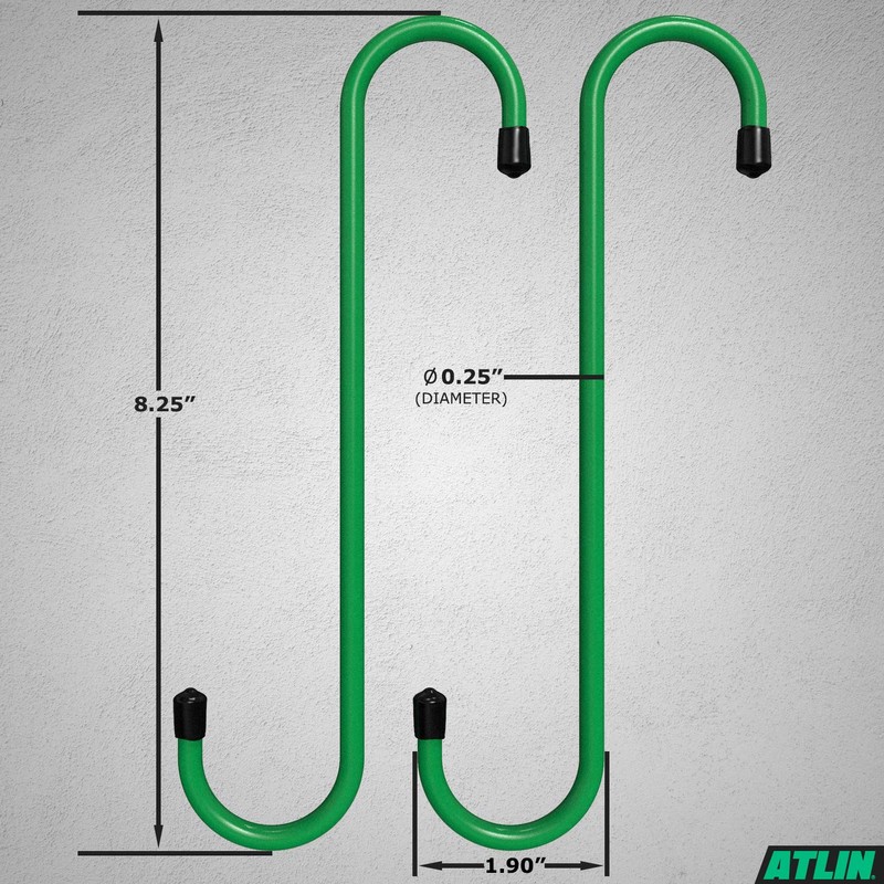 ATLIN Brake Caliper Hangers with Rubber Tips - Set of