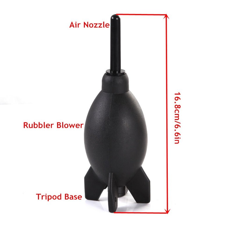 FocusFoto PRO 6.6 Inch Rubber Rocket Air Blower Duster Cleaner