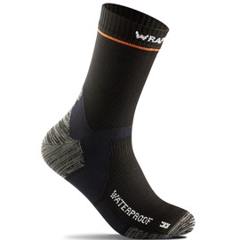 Waterproof Socks for Men Women, Warm Thick Waterproof Outdoor Socks Breathable Cushion with Merino Wool - Extra Warm, Comfortable for Cold Damp Weather - Ideal for Running, Hiking, Water Sports