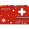 Caran d'Ache Swisscolor Watercolour Pencils in Metal Box, 30 Pieces