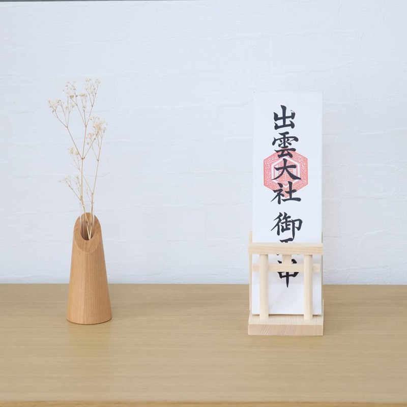 Tadematsuri Bill Holder with Torii Gate, Small, Shinto Shelf, Bill