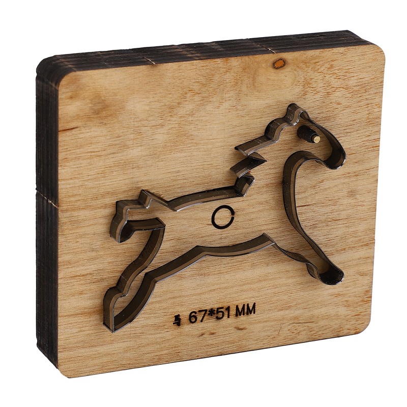 Leather Cutting Die Horse Shape Sharply Clean Edge Alloy Steel
