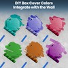 6Pcs Octagon Electrical Box Cover Plates, Junction Box Cover, Electric