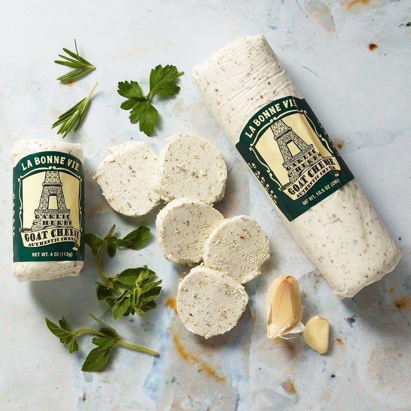La Bonne Vie Garlic & Herbs Goat Cheese, 10.5OZ, 6