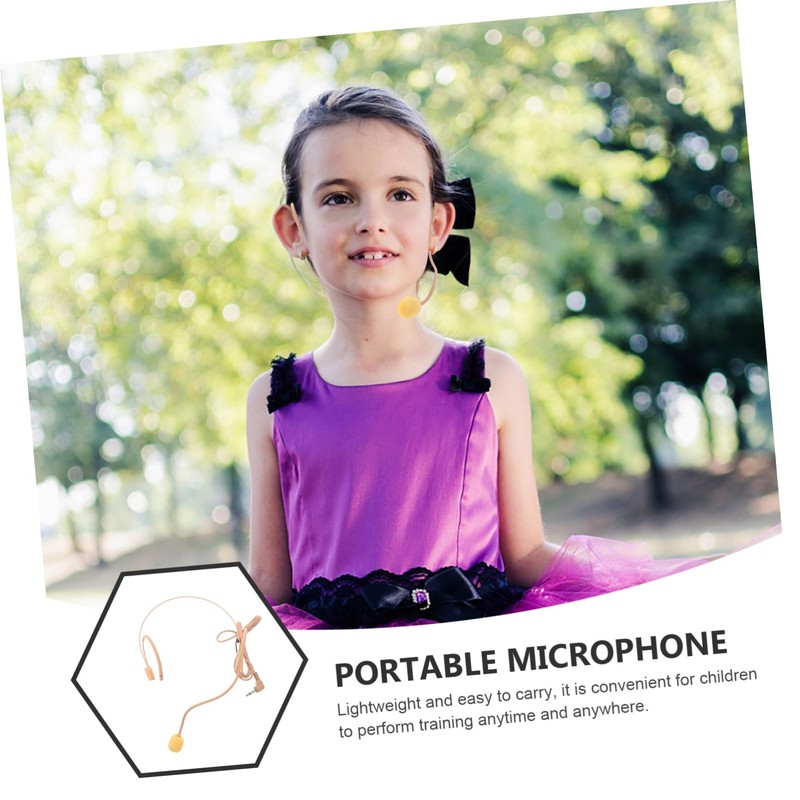 SUPVOX Performance Headset Microphone Lightweight Wireless Mic for Singing and