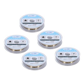 MECCANIXITY 5pcs 100m/328ft Molybdenum Screen Cutting Wire Line Phone LCD Cutting Wire Glass Separate Repair Tool, 0.025mm