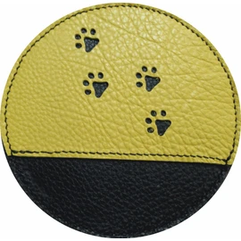 Bowling Towel Leather Cloth Replaceable Shammy Oil Removal (Yellow/Black)