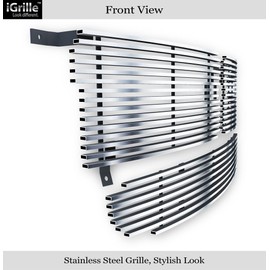 APS Compatible with 1997-2004 Dodge Dakota & 97-03 Durango Stainless Steel Chrome Horizontal Billet Grille Insert Combo D81220S