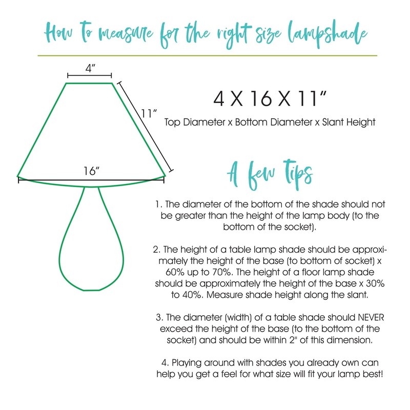 Cloth & Wire Slant Fancy Oblong Softback Lampshade with Washer